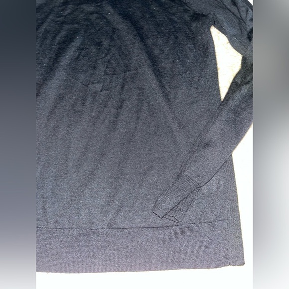 J.Crew pull over sweater black medium - Picture 2 of 6